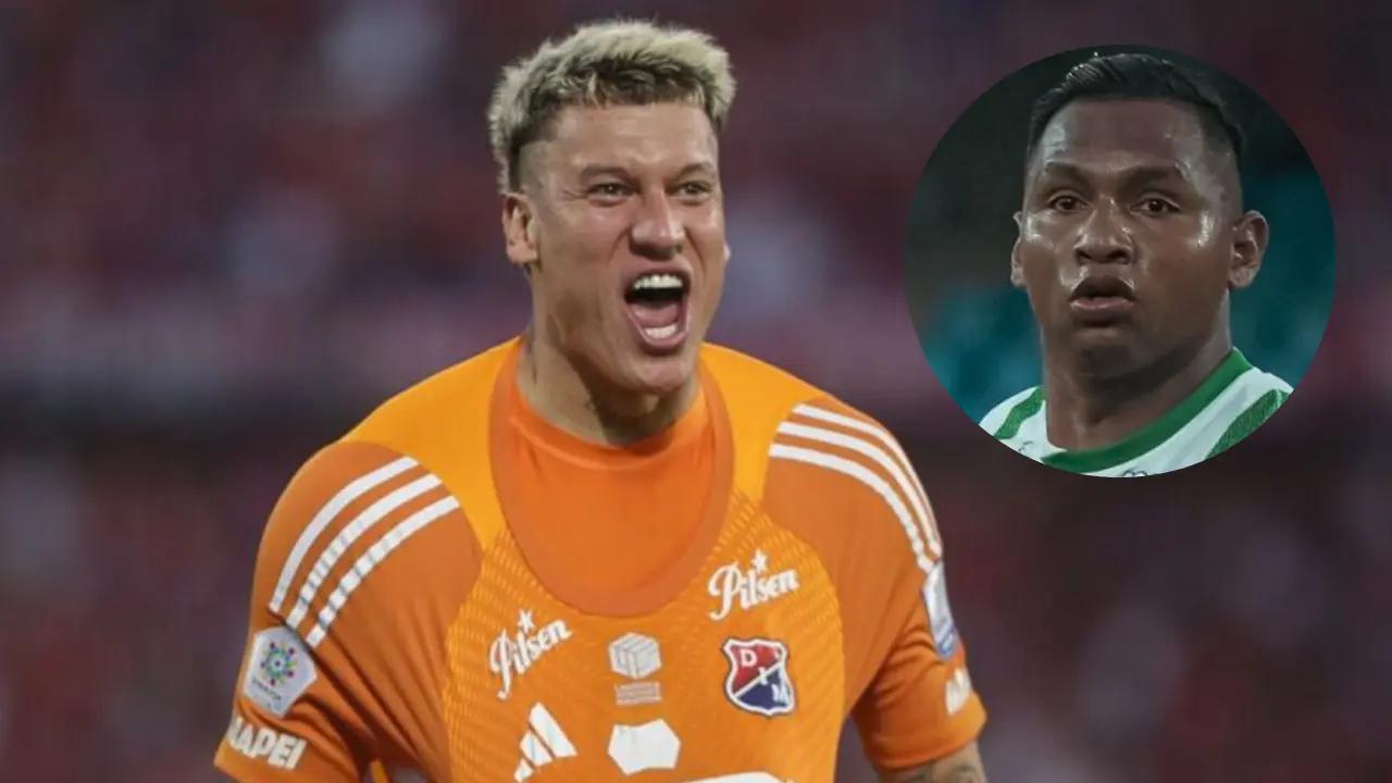 Alfredo Morelos y Washington Aguerre tuvieron su primer cruce en Nacional vs. Medellín