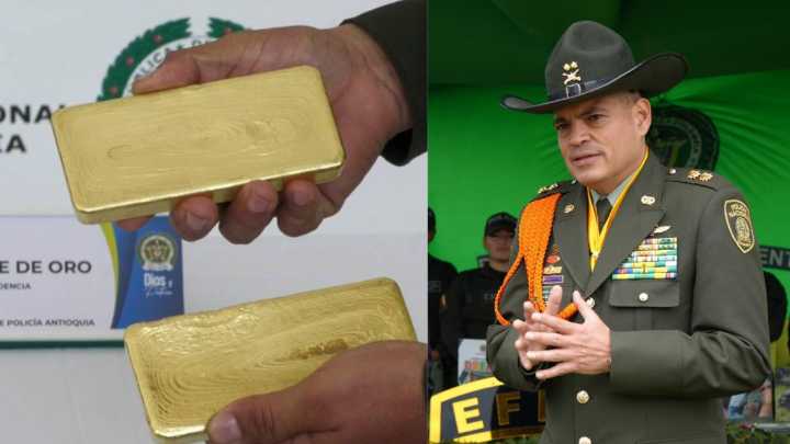 El mapa de la minería ilegal del oro en Colombia que revela el director de la Policía de Carabineros