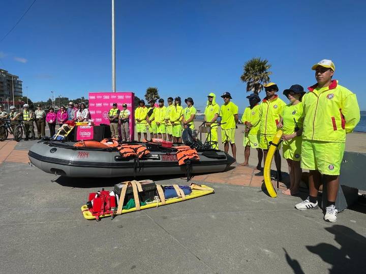 Penco abre sus 4 playas con 12 salvavidas desde el primer día de vacaciones escolares