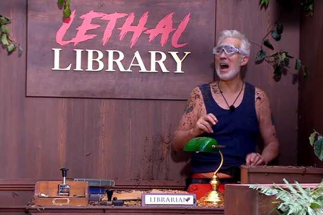 I'm a Celebrity preview - Tom and Martin faced today's Bushtucker Trial 'Lethal Libraries'.