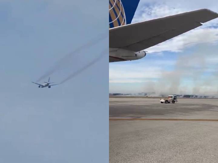 Avión con 275 pasajeros regresea por falla y provoca incendio en el aeropuerto