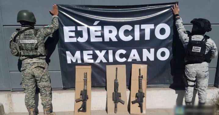 Gabinete de Seguridad federal: detienen a seis y aseguran armas en varios estados del país