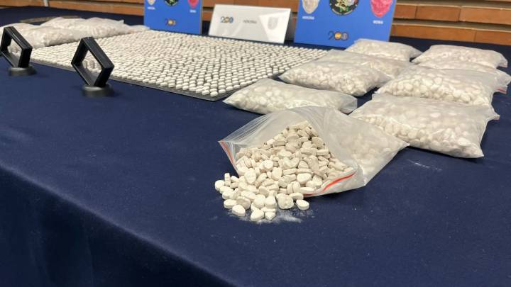 Interceptan en Madrid el primer cargamento de pastillas de heroína del mundo a través de una ruta inédita entre España y Colombia