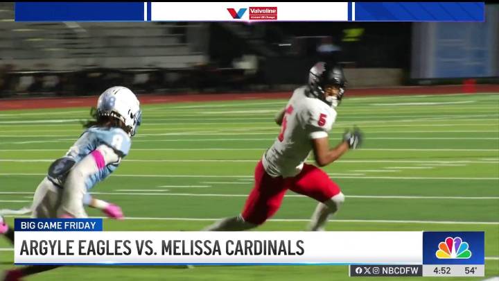 Argyle Eagles and Melissa Cardinals face off in playoff game