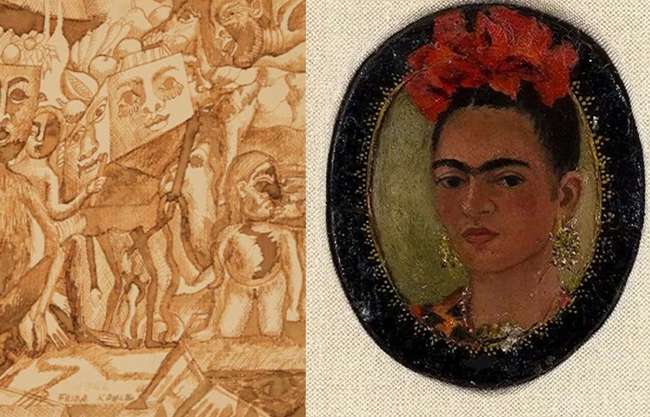 Venden dibujos de Kahlo de la colección Gelman en Miami; pidieron dueños no dispersar su colección