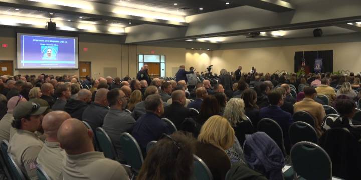 Hundreds honor Jeremy Hall in memorial service