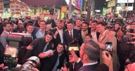 Fernando Mendoza's Heisman Trophy celebration spills into Times Square