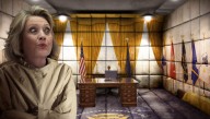 Asylum Orderlies Return Hillary Clinton To Padded Cell Disguised As Oval Office
