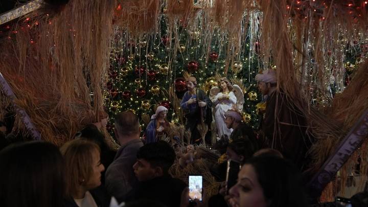 Christmas celebrations return to Bethlehem after 2 years of war in Gaza