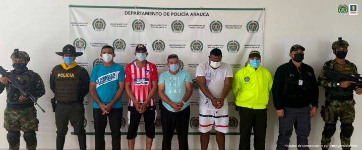 Fueron asegurados seis hombres que estarían dedicados al hurto de semovientes en Arauca
