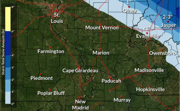 Light snow for southern Illinois, Pennyrile tonight; dangerous cold this weekend