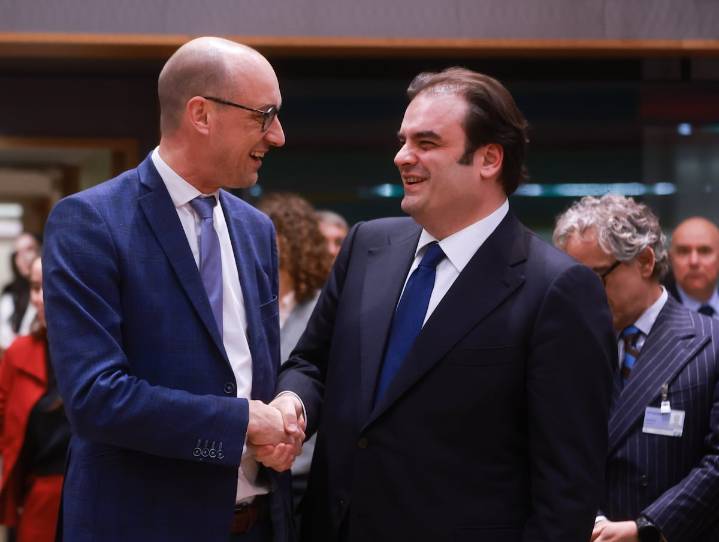 El ministro de Finanzas de Grecia, Kiriakos Pierrakakis, elegido nuevo presidente del Eurogrupo