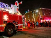 Firefighters, paramedics host breakfast with Santa