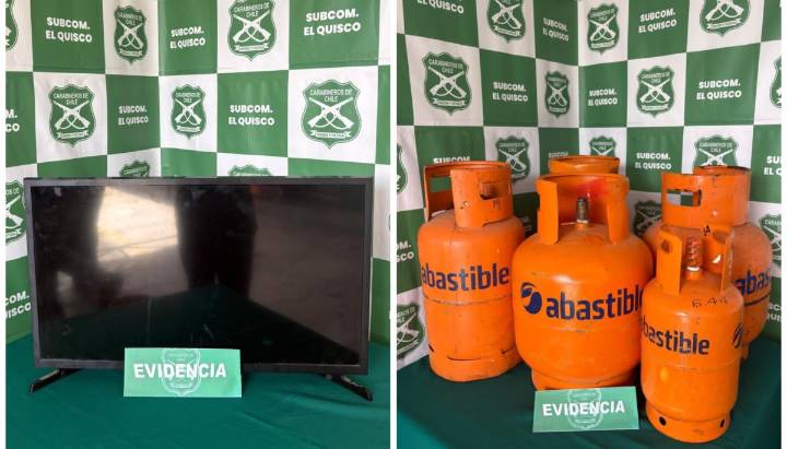 Detienen a dos delincuentes por robo de especies desde una casa en El Quisco