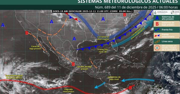 Habría chubascos y ambiente caluroso para Colima