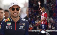 Checo Pérez apoya al Chicharito Hernández tras el penalti fallado con Chivas