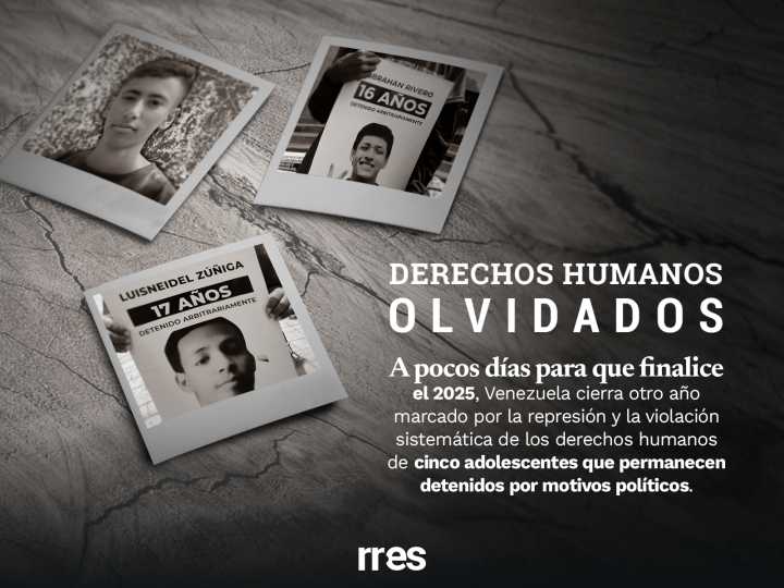 Se acaba el año y aún quedan cinco adolescentes detenidos por motivos políticos