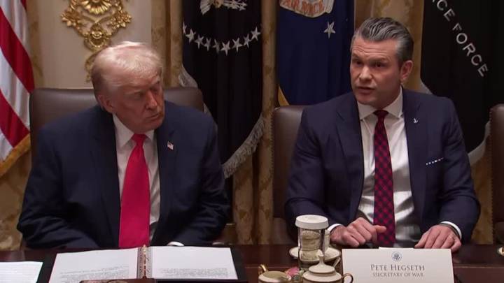 Hegseth backs commanders in strikes on boats in Caribbean