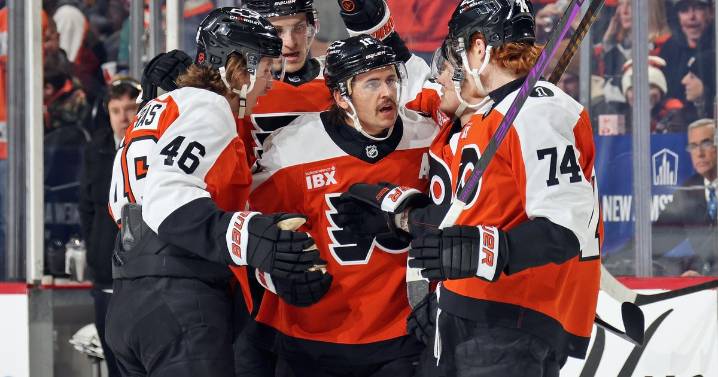 Konecny, Cates, Brink each have goal and assist as Philadelphia Flyers beat Sabres for 4th win in 5 games