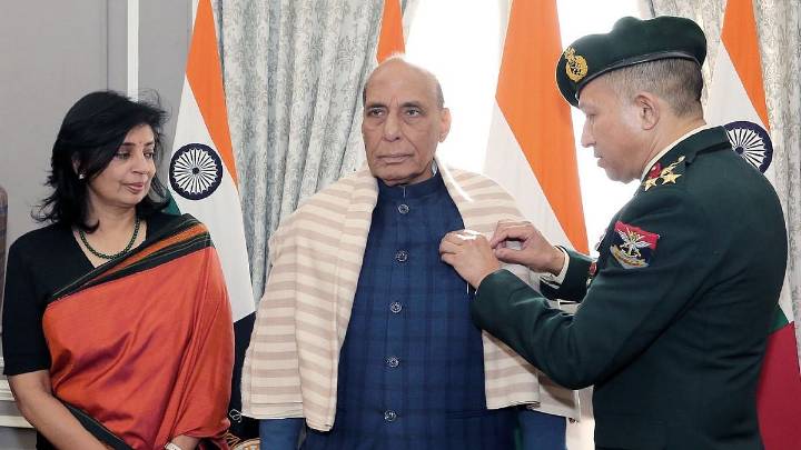 Union Defence Minister Rajnath Singh Salutes Armed Forces On Flag Day, Urges Public Support For Soldiers’ Welfare