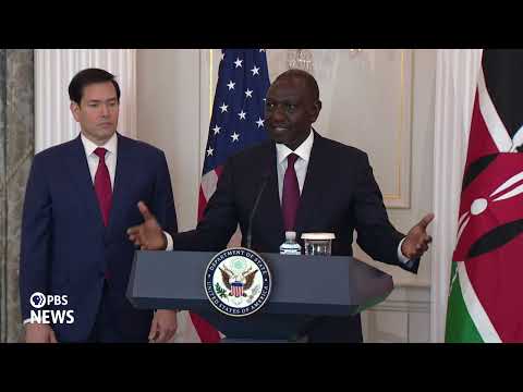 WATCH: Rubio and Kenyan President Ruto speak after signing 'America First' global health deal