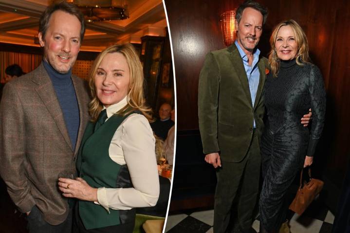 Kim Cattrall marries Russell Thomas in London