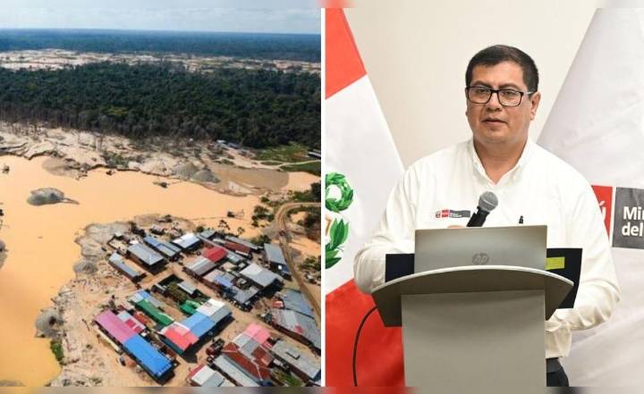 Ministro del Ambiente alerta avance de la minería ilegal en Perú: 270.000 hectáreas ya han sido afectadas