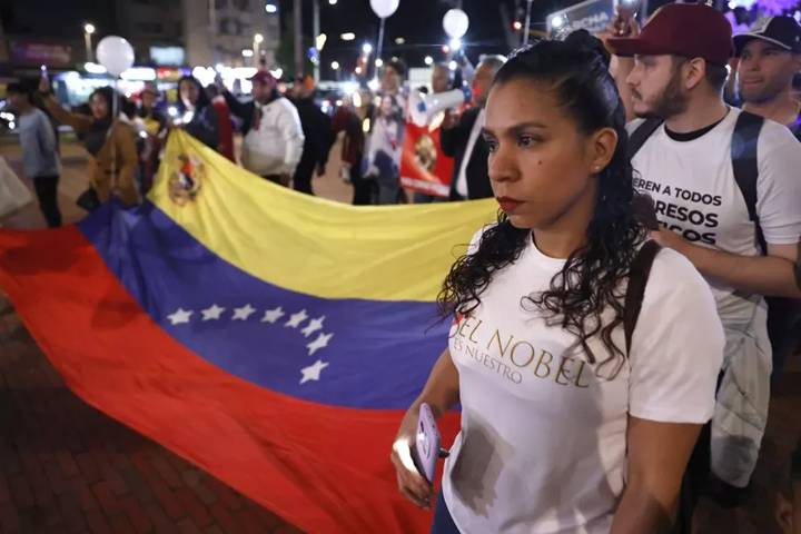 Venezolanos mostraron su apoyo a Machado en varias ciudades de Latinoamérica