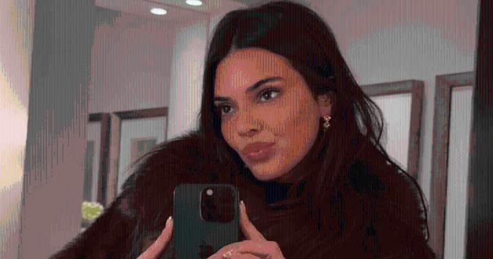 Kendall Jenner's Super Tiny Minidress & Sheer Tights Are Totally Flirty