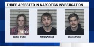 Three arrested in narcotics investigation