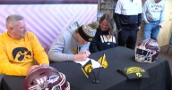 Waterloo West Football star signs with Iowa Hawkeyes