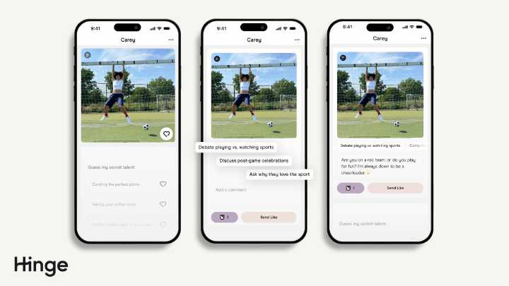 Hinge launches AI feature so you stop starting the conversation with hey