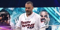 AEW wrestler Eddie Kingston wears Trash Pandas jersey