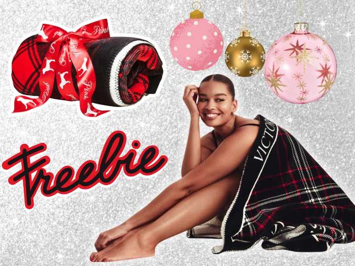 Victoria’s Secret and PINK are giving away cozy fleece blankets to cuddle all season
