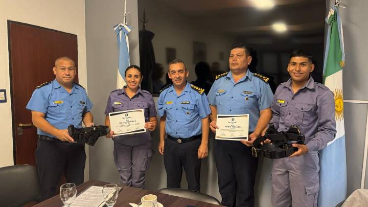 Agentes de Sáenz Peña fueron reconocidos por la cúpula provincial tras salvar la vida de una niña de 7 años
