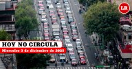 Hoy No Circula miércoles 3 de diciembre 2025: autos y placas que descansan en CDMX y Edomex