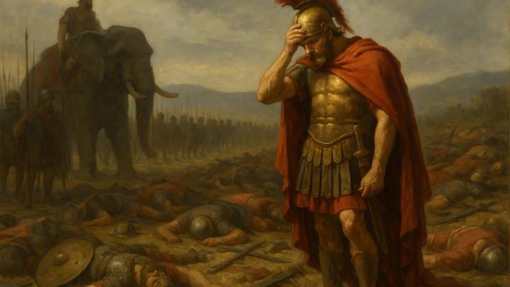 ¿De dónde proviene la expresión 'victoria pírrica'?