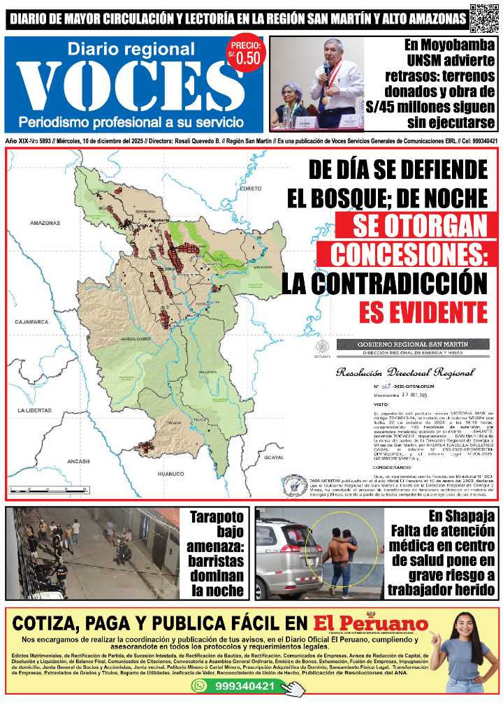 Diario Digital, miércoles 10 de diciembre 2025