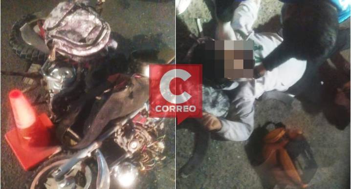 Ica: camión atropella a motociclista, le fractura la pierna y se dio a la fuga