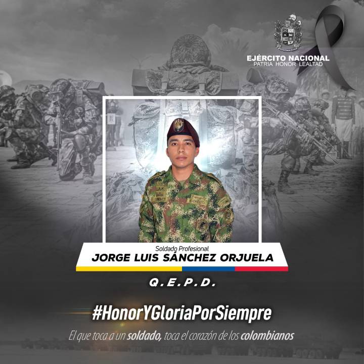 Soldado falleció durante combates contra el Eln en Tame Arauca