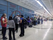 Así arranca la semana en el aeropuerto de frontera