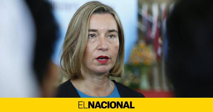 La exvicepresidenta de la Comisión Europea Federica Mogherini, detenida por un caso de fraude en la UE