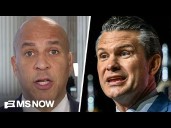 'He's incompetent and we've known that': Sen. Booker blasts Hegseth