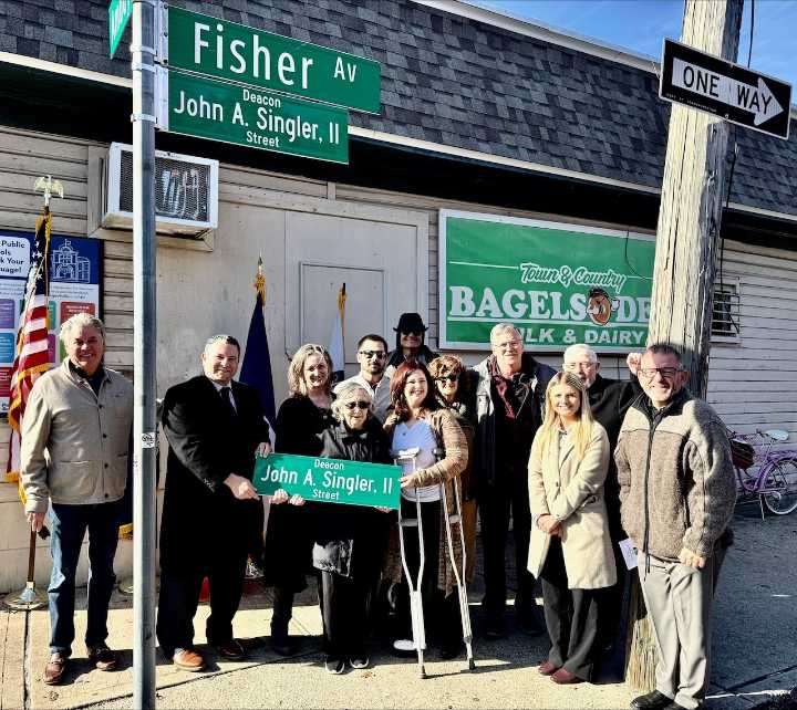 Street co-naming in Tottenville dedicated to a lifelong educator who changed the lives of young adults