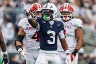 Who are the Penn State offensive players who made significant strides in 2025?