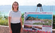 Atenea Gómez Ricalde inicia construcción del nuevo mirador Mar Turquesa en el derecho de vía del Garrafón en Isla Mujeres