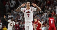 Brazile scores 21 points as No. 25 Arkansas hands No. 6 Louisville its 1st loss, 89