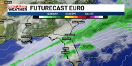 Front bringing some rain this weekend