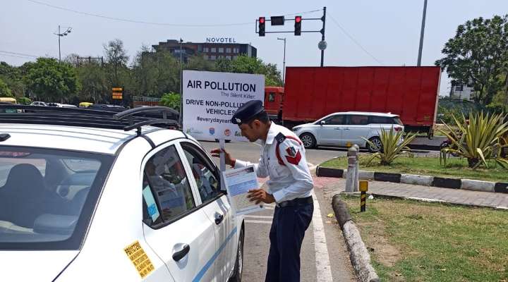 Road closures due to water-related works bring Madhya Marg traffic to a halt