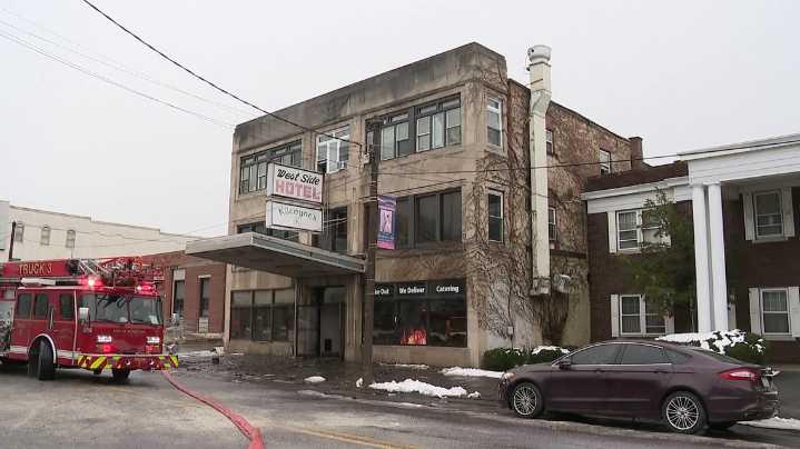 Investigators search for cause after flames tear through Scranton's West Side Hotel